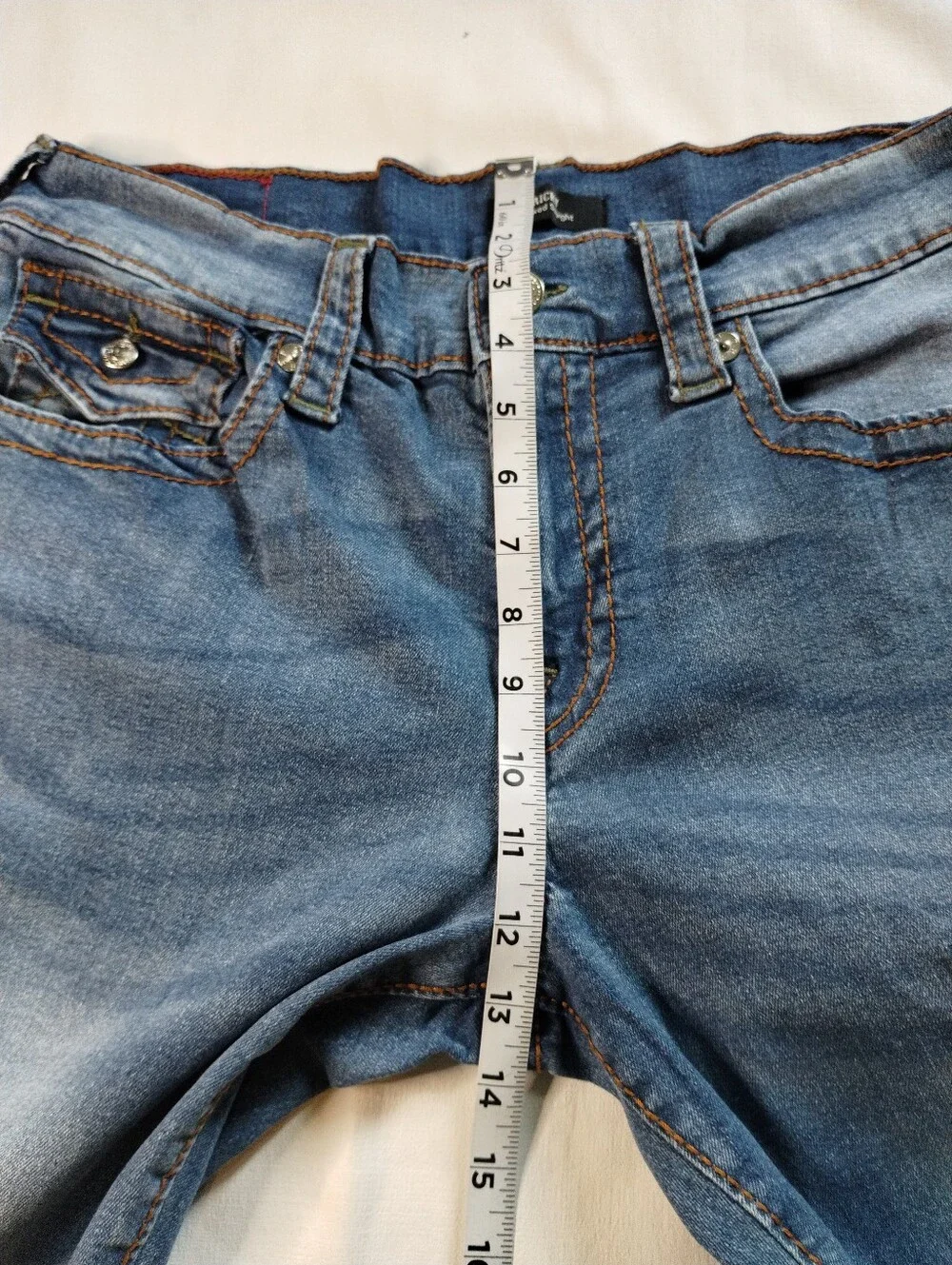 True Religion Men's Medium Blue Straight Jeans
